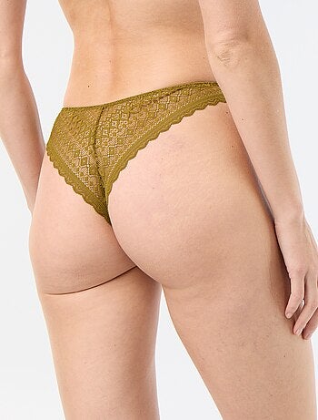 Tanga in pizzo