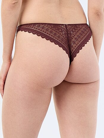 Tanga in pizzo