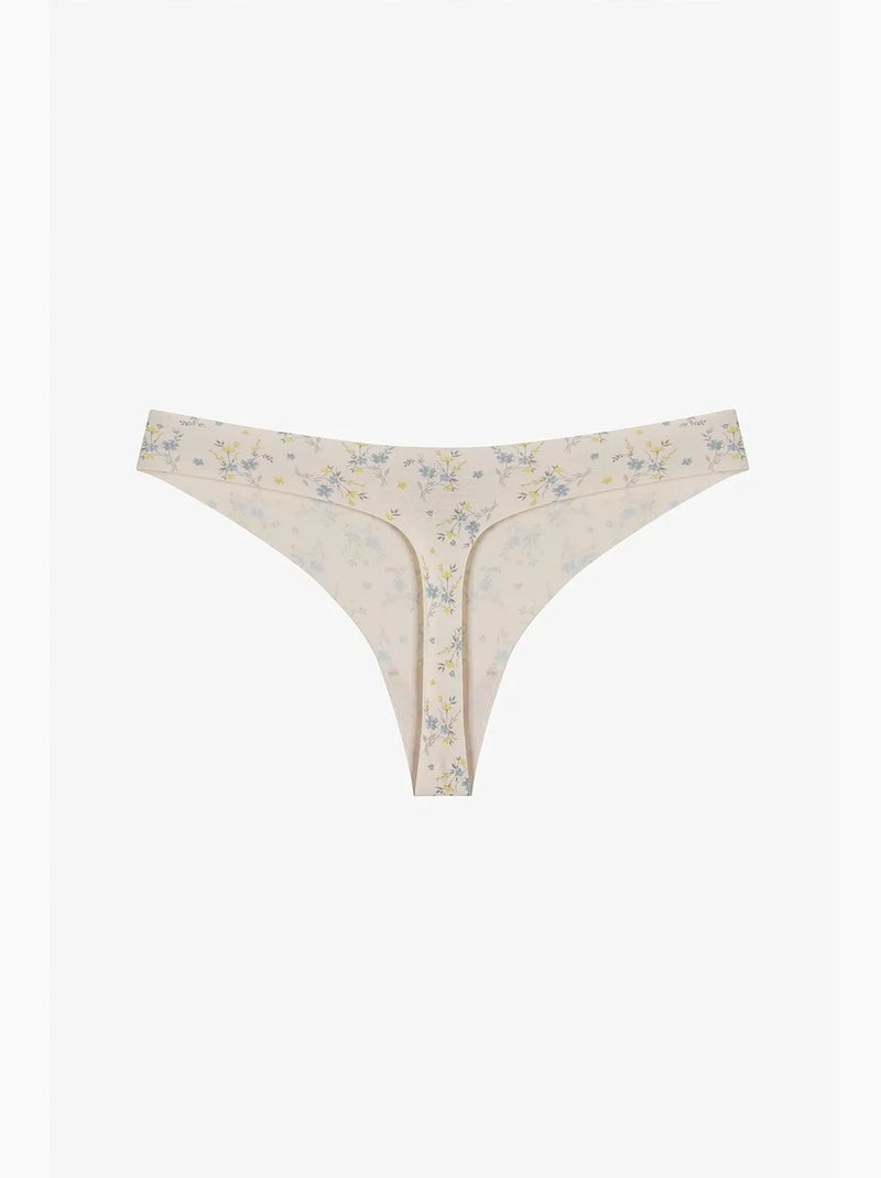 Tanga stampato con taglio laser penti Beige argilla - Kiabi