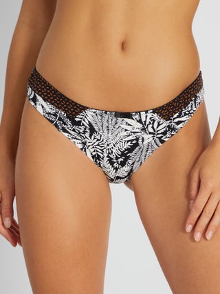 Tanga stampato 'Envie de Lingerie'