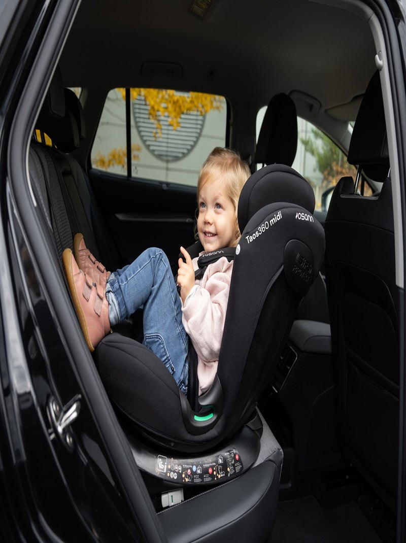 Taos360 Midi I-Size Seggiolino Auto Neonato/Bambino - 76-150 cm Nero Nero - Kiabi
