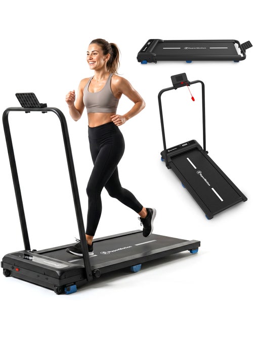Tapis roulant elettrico 2in1 walkpad hypermotion per camminata e corsa con inclinazione e programmi - Kiabi