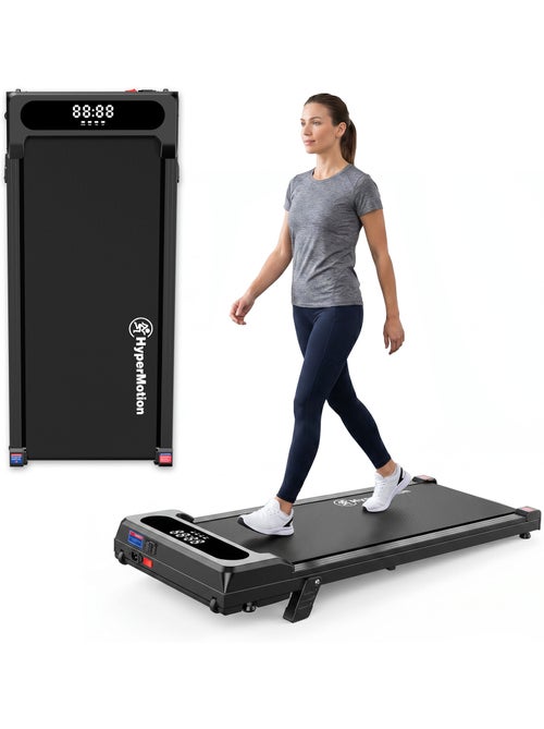 Tapis roulant elettrico sottoscrivania walkpad hypermotion compatto 1-6 km/h per casa e ufficio - Kiabi