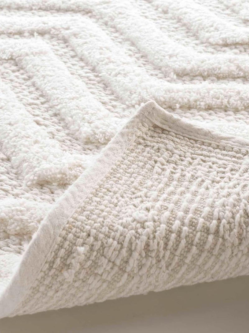 Tappeti in Cotone ANGELIS Douceur d'Intérieur Bianco - Kiabi