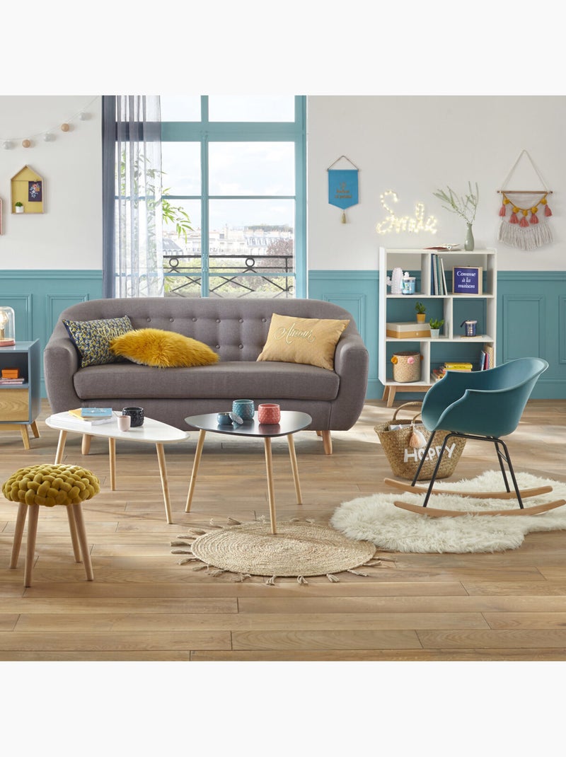Tappeti in iuta e lurex Beige - Kiabi