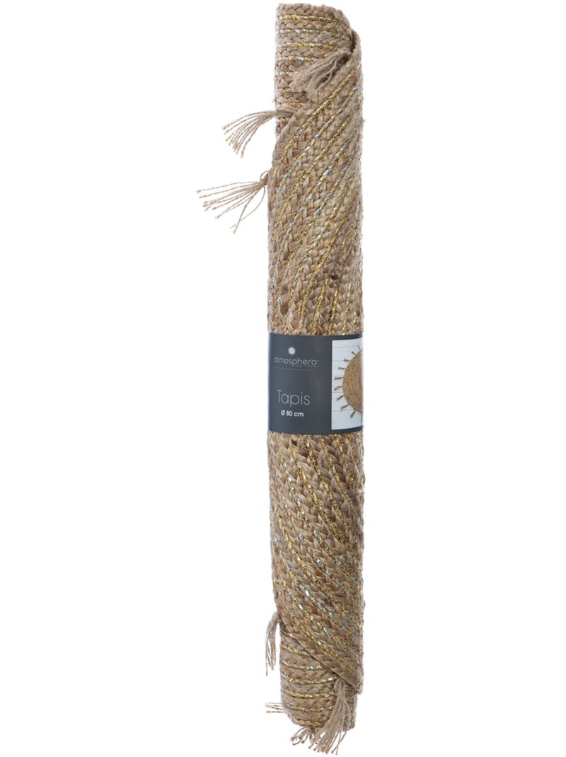 Tappeti in iuta e lurex Beige - Kiabi