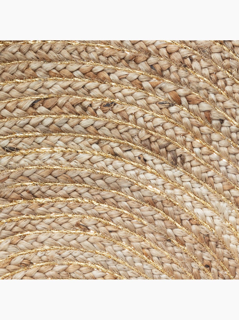 Tappeti in iuta e lurex Beige - Kiabi