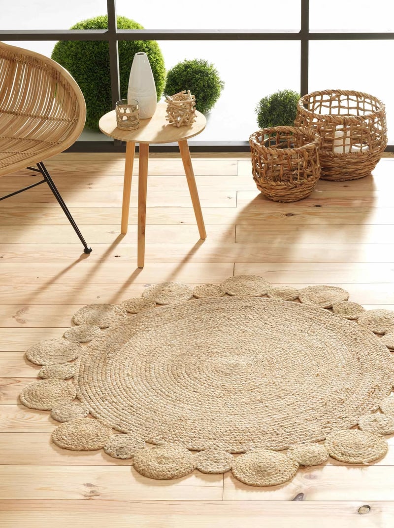 Tappeti in Jute Ajouré Cordou Douceur d'Intérieur Beige - Kiabi