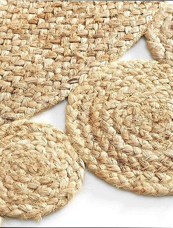 Tappeti in jute ajouré cordou promo linge