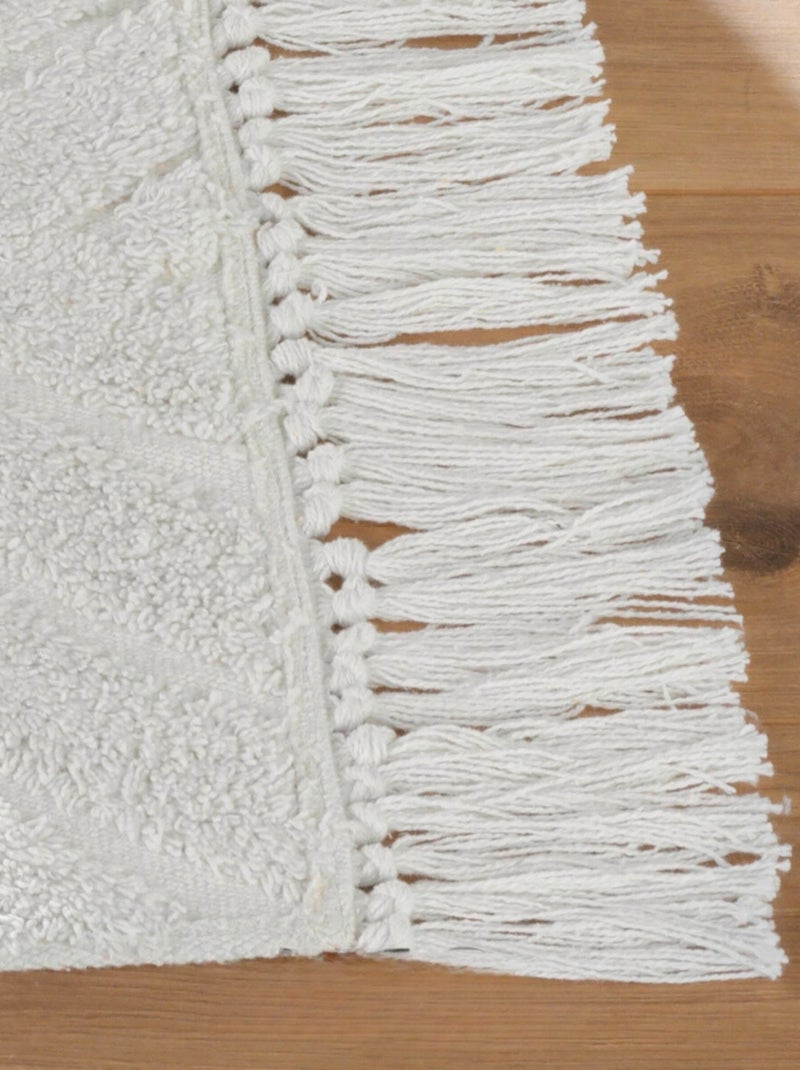 Tappeti in Poliestere Nara Douceur d'Intérieur Bianco Grigio - Kiabi