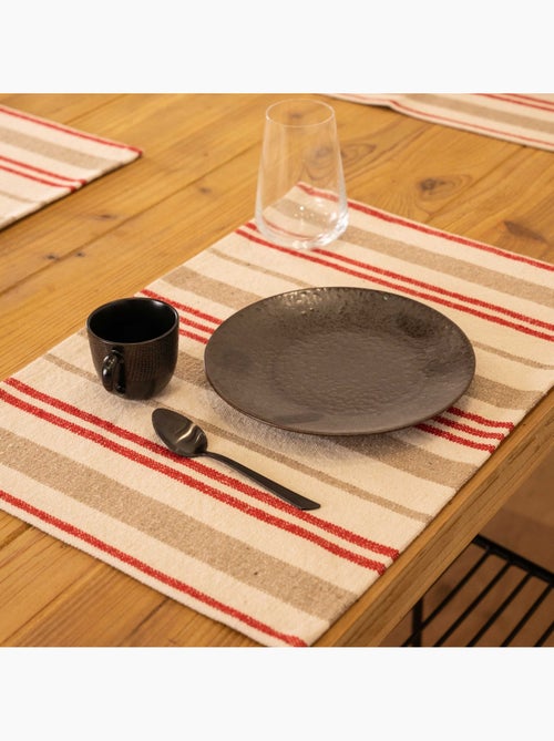 Tappetino a strisce di cotone spesso - Kiabi Tappetino a strisce di cotone spesso - Kiabi