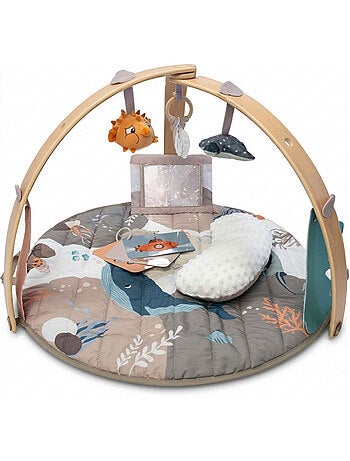 Tappetino attività con archi in legno ocean bliss | Bo Jungle