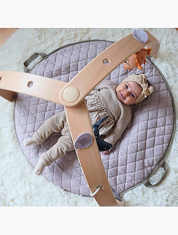 Tappetino attività con archi in legno ocean bliss | Bo Jungle