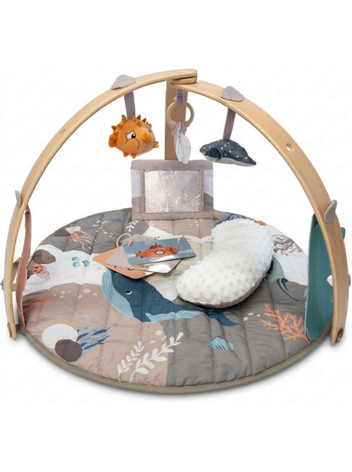 Tappetino attività con archi in legno ocean bliss | Bo Jungle - Kiabi