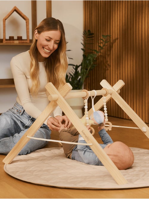 Tappetino da gioco LIONELO Anice con arco in legno - Pieghevole - Tappetino da 2 cm - Kiabi