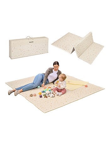 Tappetino da gioco LIONELO Robby - 180x200 cm - Tappetino bifacciale - Buon isolamento del pavimento