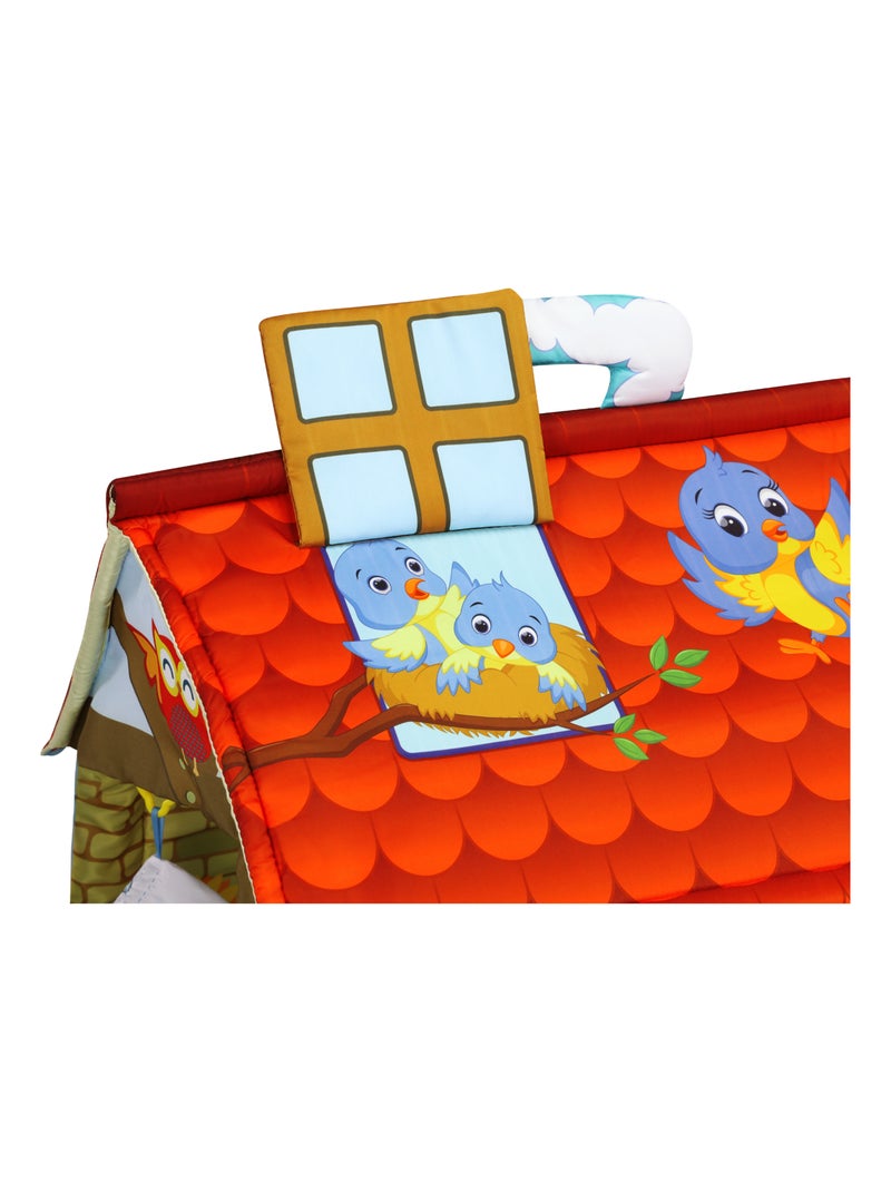 Tappetino da gioco per bambini LIONELO Agnes 2 in 1 - Tappetino piatto con bastoncini e tappetino co Blu Multicolore Blu - Kiabi