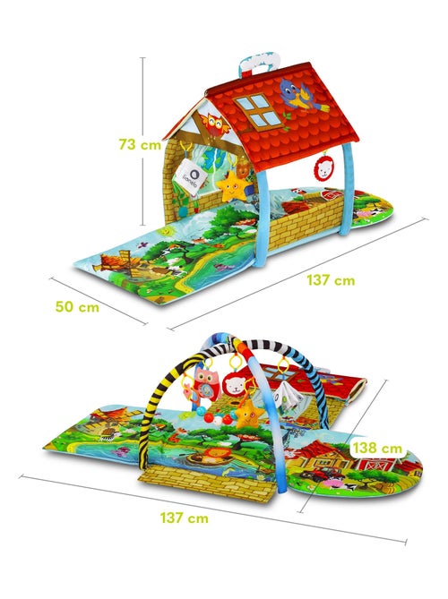 Tappetino da gioco per bambini LIONELO Agnes 2 in 1 - Tappetino piatto con bastoncini e tappetino co - Kiabi Tappetino da gioco per bambini LIONELO Agnes 2 in 1 - Tappetino piatto con bastoncini e tappetino co - Kiabi
