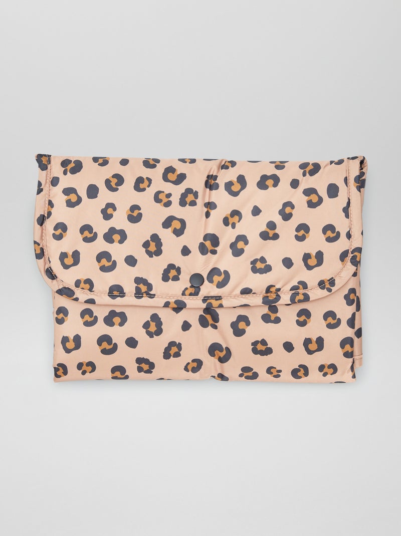 Tappetino fasciatoio con stampa leopardata MARRONE - Kiabi