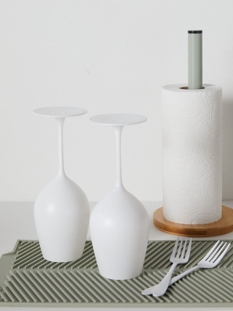 Tappetino scolapiatti in silicone VERDE - Kiabi