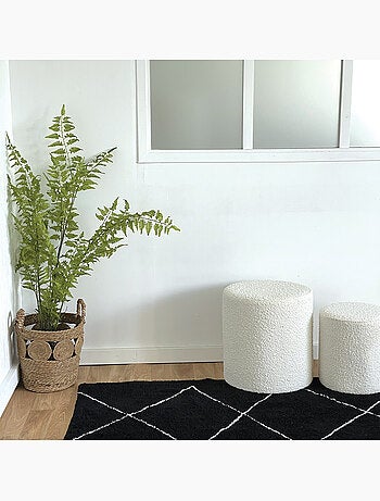 Tappeto berbero con motivi grafici