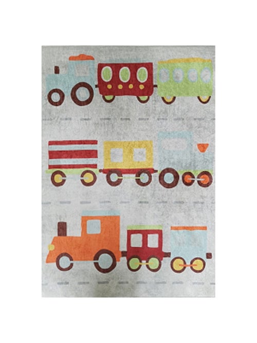 Tappeto colorato TRAIN - Kiabi