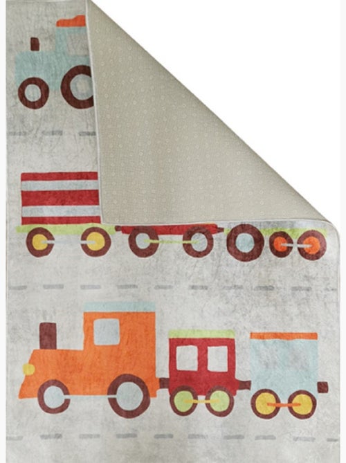 Tappeto colorato TRAIN - Kiabi