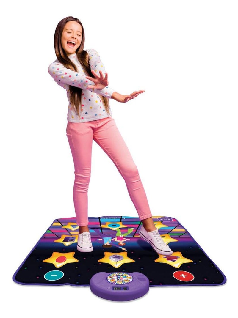 Tappeto da ballo elettronico, Bluetooth e luminoso con 6 modalità di gioco Viola - Kiabi
