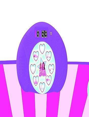 Tappeto da ballo elettronico, bluetooth e luminoso di barbie con 6 modalità di gioco