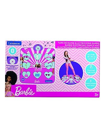 Tappeto da ballo elettronico, bluetooth e luminoso di barbie con 6 modalità di gioco
