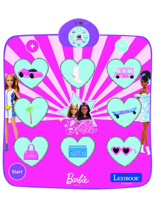 Tappeto da ballo elettronico, bluetooth e luminoso di barbie con 6 modalità di gioco - Kiabi Tappeto da ballo elettronico, bluetooth e luminoso di barbie con 6 modalità di gioco - Kiabi
