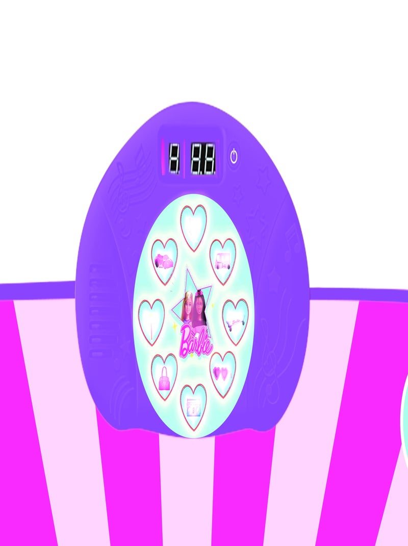 Tappeto da ballo elettronico, bluetooth e luminoso di barbie con 6 modalità di gioco Rosa - Kiabi