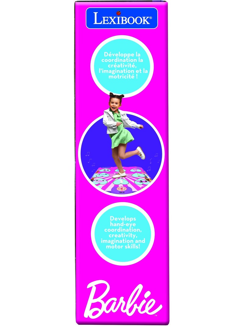 Tappeto da ballo elettronico, bluetooth e luminoso di barbie con 6 modalità di gioco Rosa - Kiabi