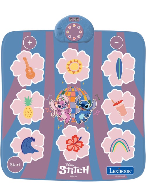 Tappeto da ballo elettronico, bluetooth e luminoso stitch con 6 modalità di gioco - Kiabi Tappeto da ballo elettronico, bluetooth e luminoso stitch con 6 modalità di gioco - Kiabi