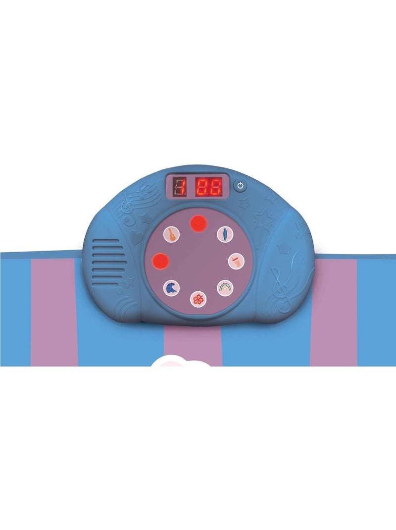 Tappeto da ballo elettronico, bluetooth e luminoso stitch con 6 modalità di gioco Blu - Kiabi