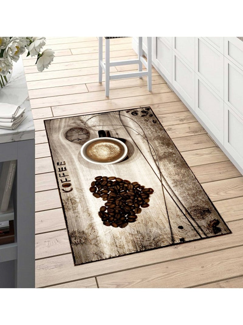 Tappeto da cucina COFFEE Beige - Kiabi