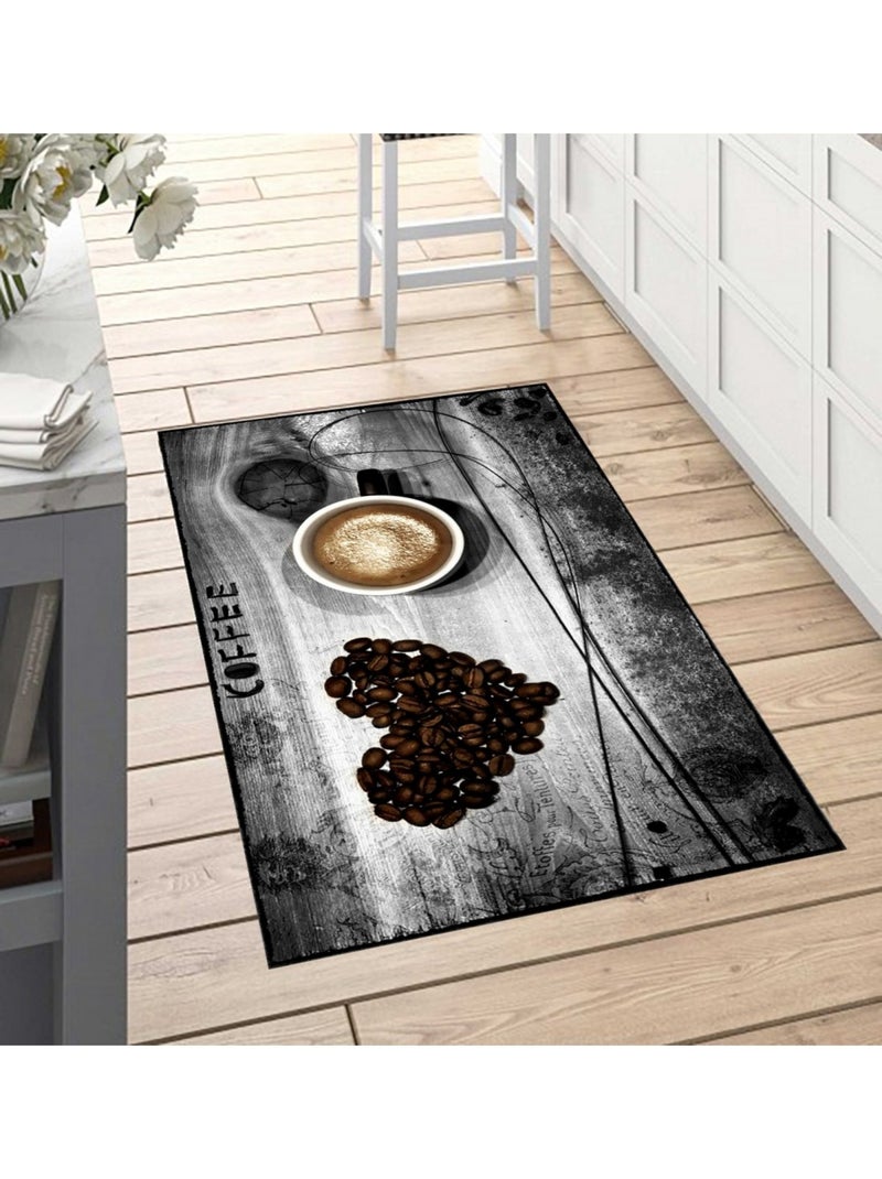 Tappeto da cucina COFFEE Grigio - Kiabi