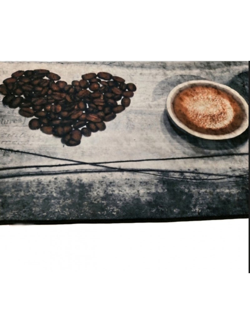 Tappeto da cucina COFFEE Grigio - Kiabi