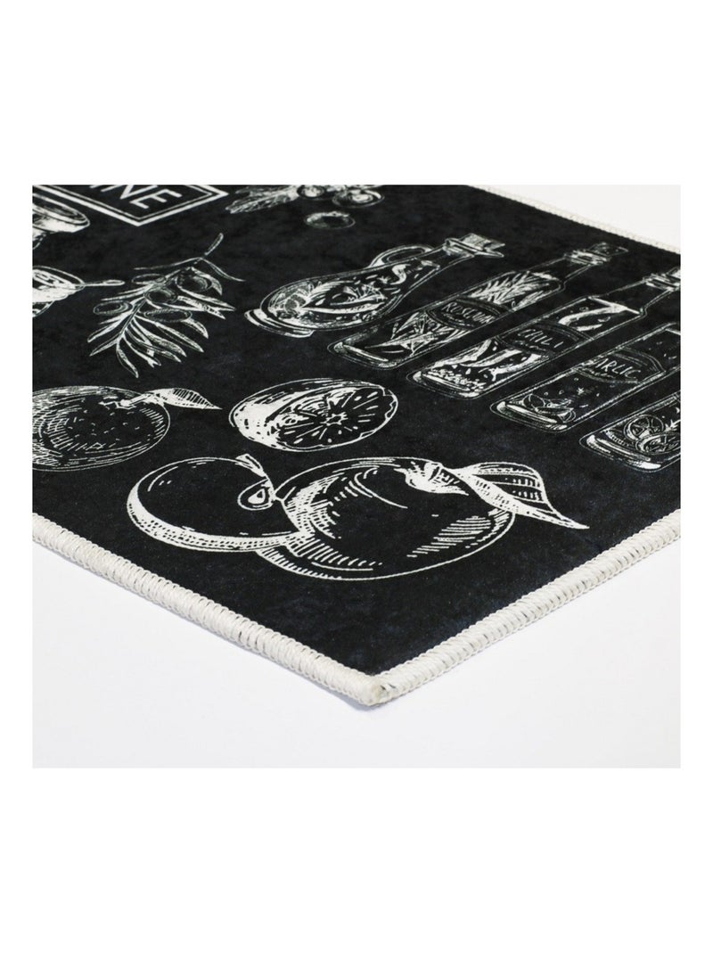 Tappeto da cucina Internationale Nero Nero - Kiabi
