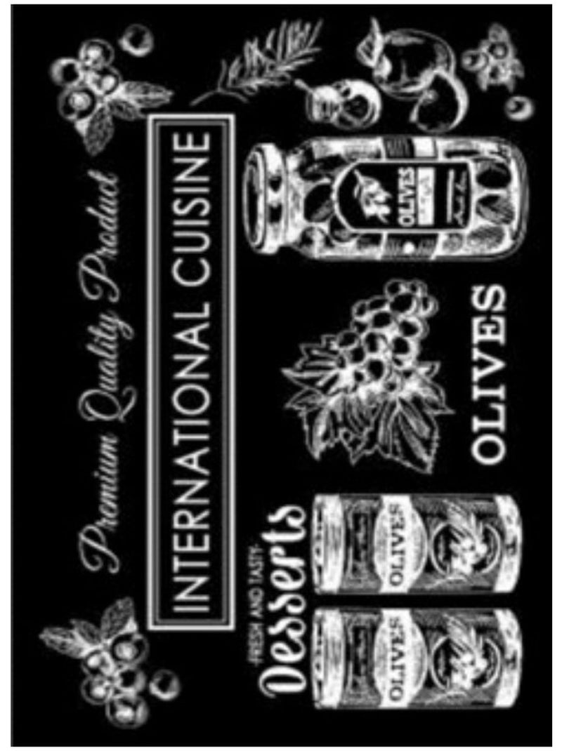 Tappeto da cucina Internationale Nero Nero - Kiabi