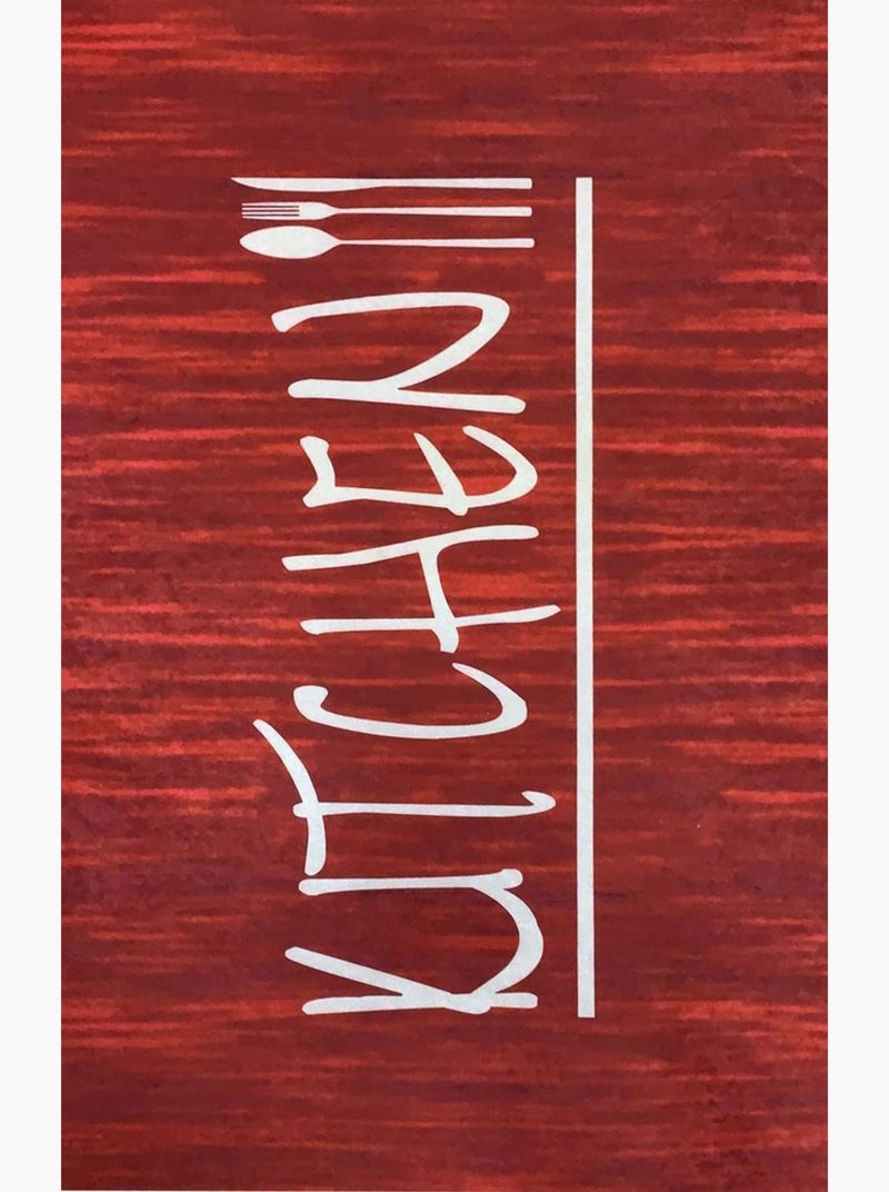 Tappeto da cucina KITCHEN Rosso - Kiabi