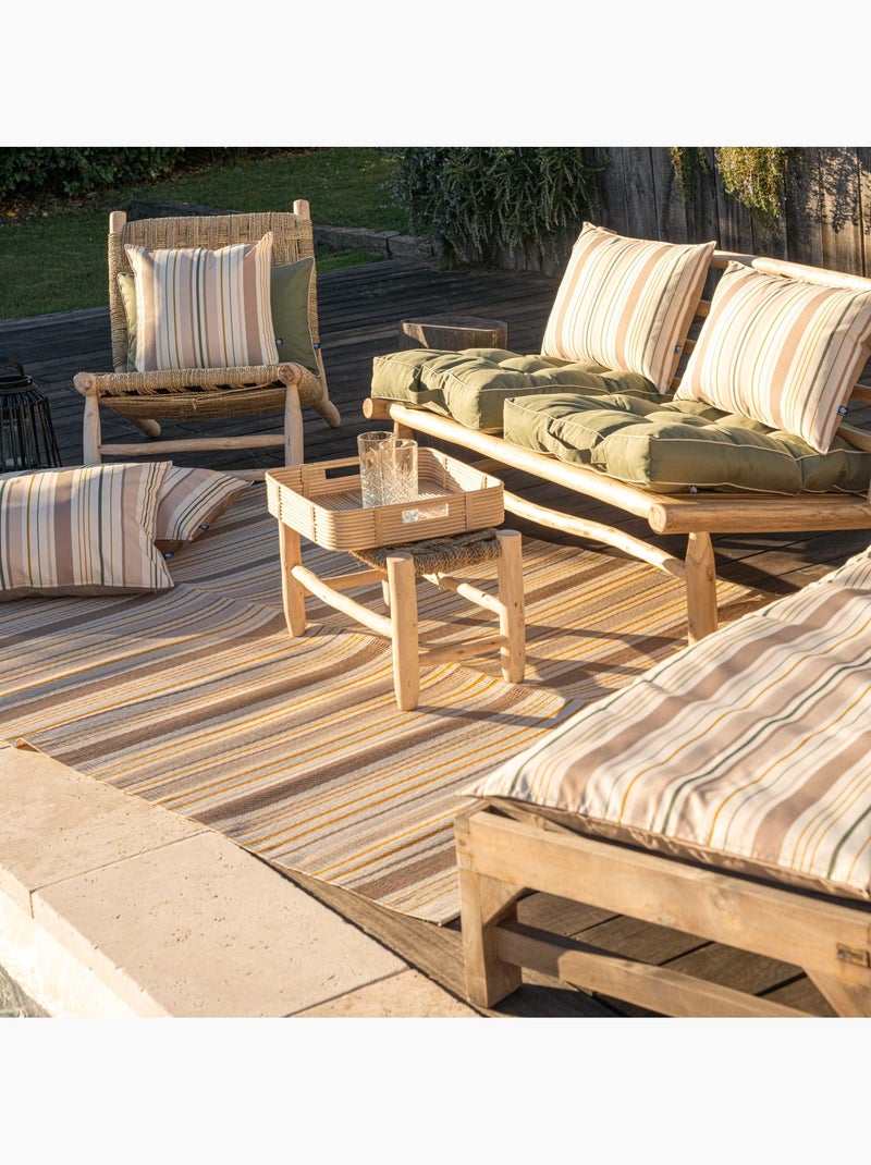 Tappeto da esterno a righe Beige chiaro - Kiabi