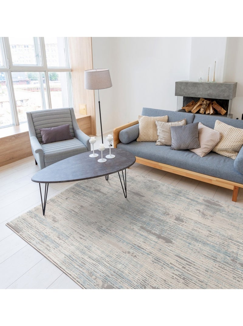 Tappeto da interno Amatis 6610 Blu - Kiabi