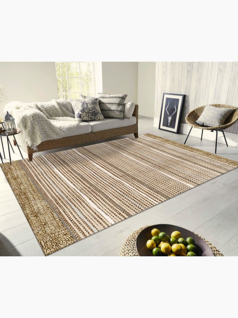 Tappeto da interno BAHAR Beige - Kiabi