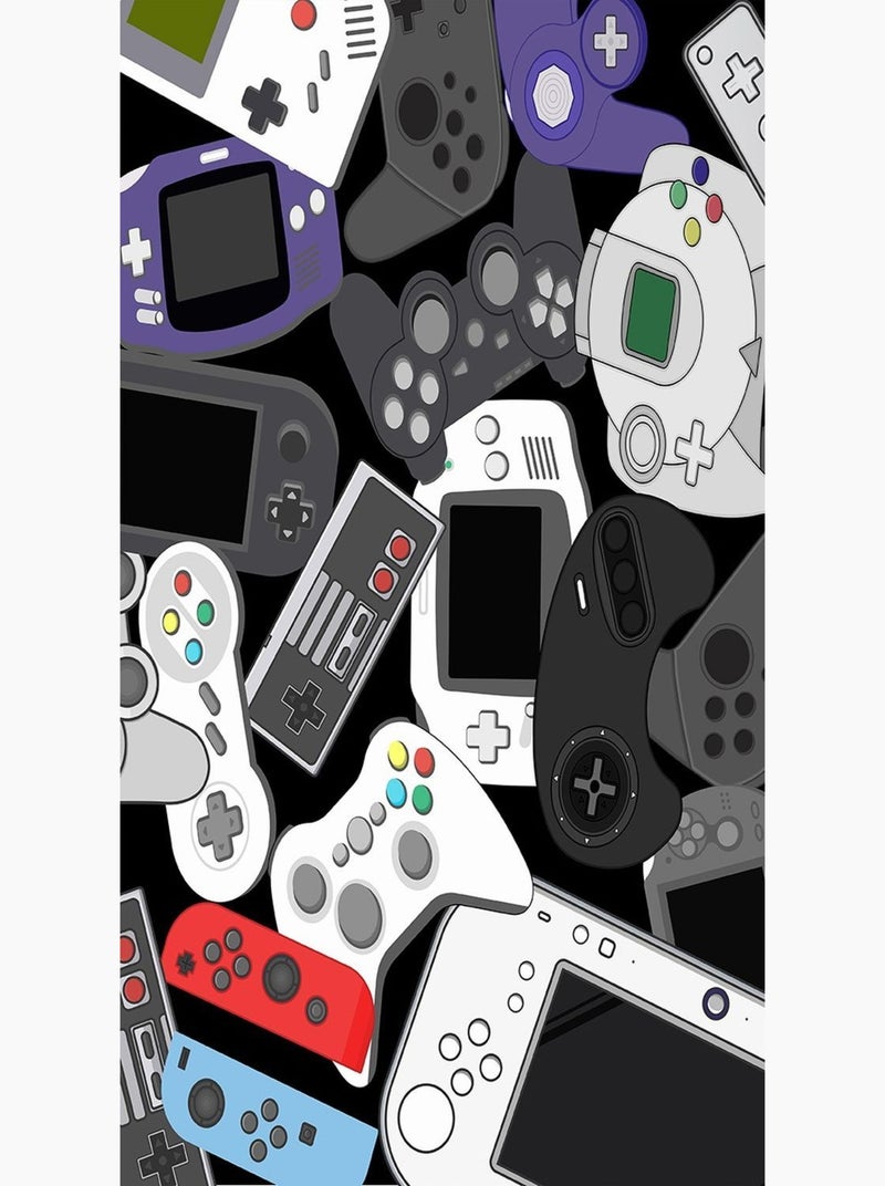 Tappeto da interno GAMER Nero Nero - Kiabi