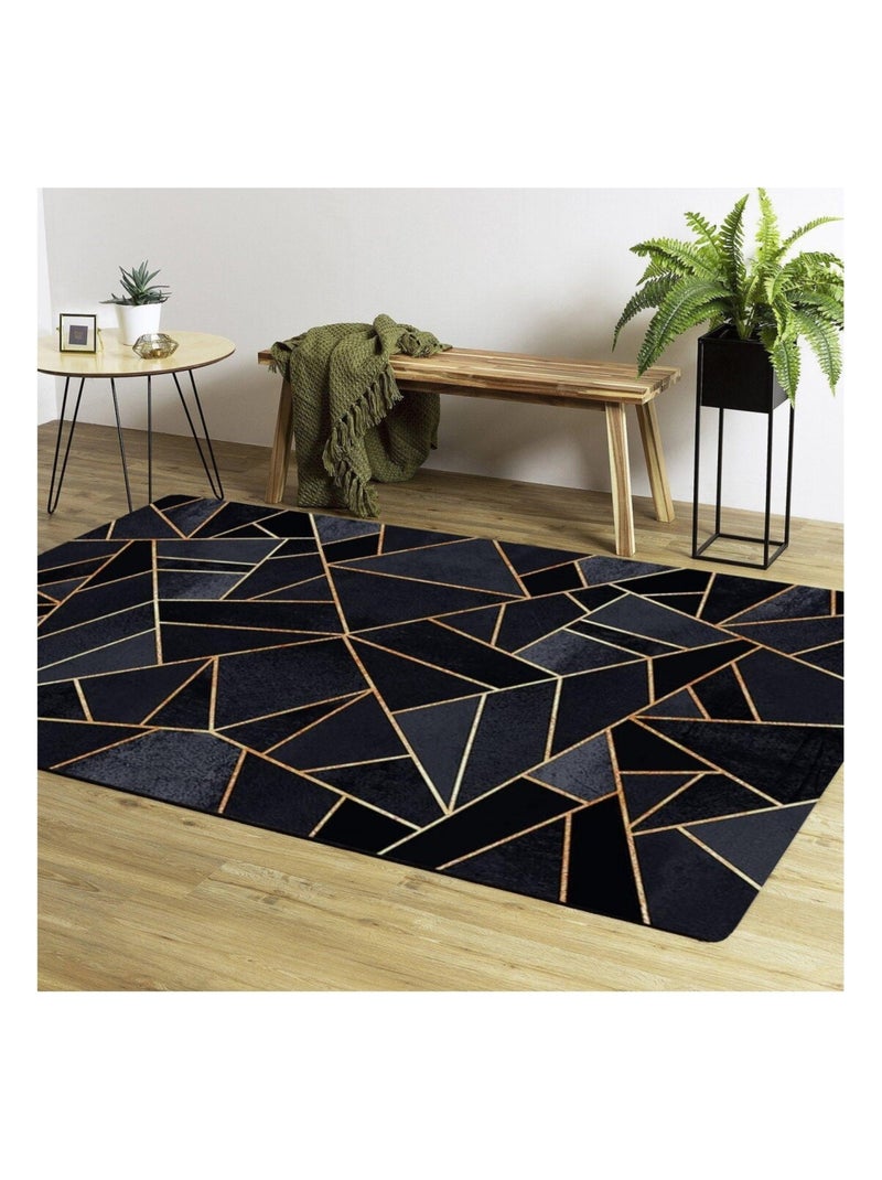 Tappeto da interno Grafic Nero Nero - Kiabi