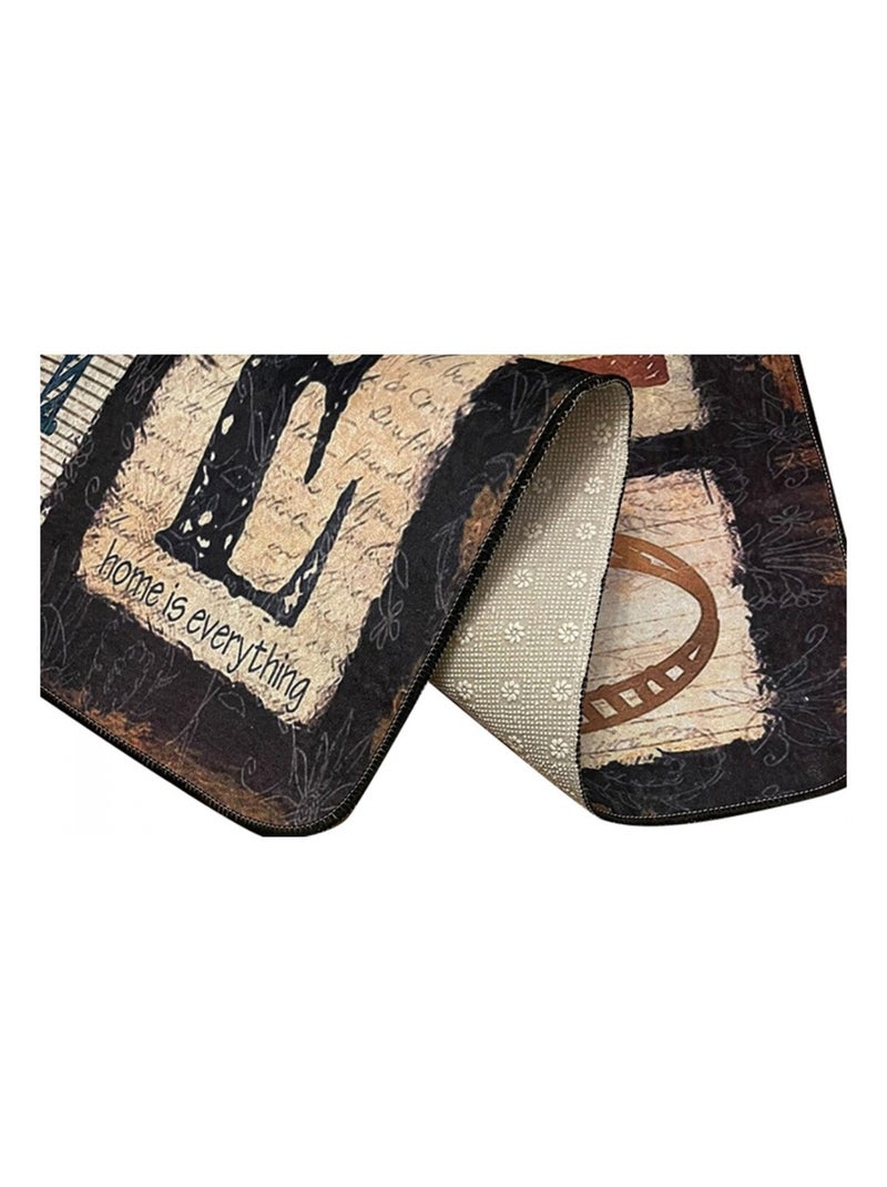 Tappeto da interno HOME Nero Nero - Kiabi
