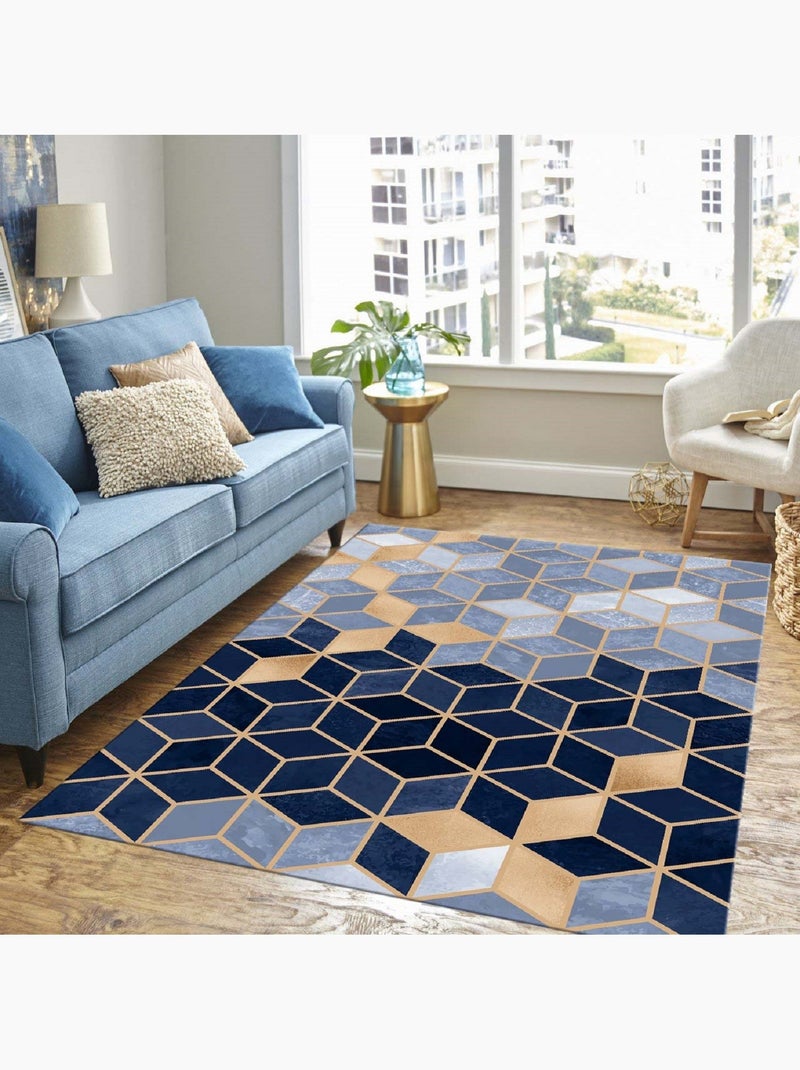 Tappeto da interno LUXE Blu - Kiabi