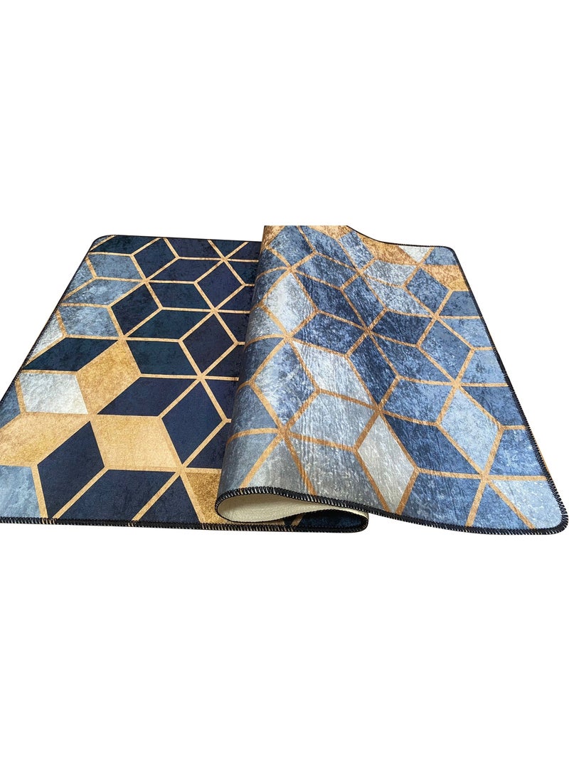 Tappeto da interno LUXE Blu - Kiabi