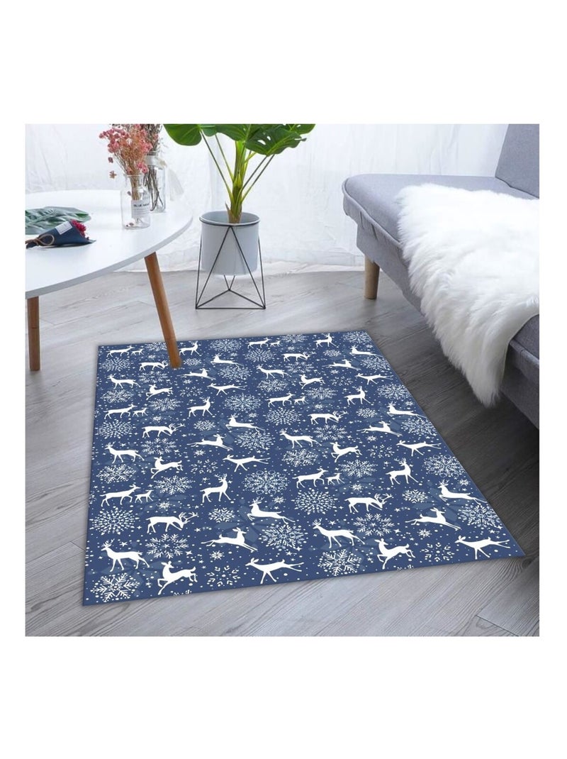 Tappeto da interno Natale Blu - Kiabi